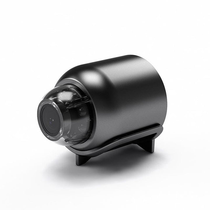 "Mini caméra espion sans fil, compacte, qualité HD, idéale pour surveillance discrète intérieure et extérieure."
