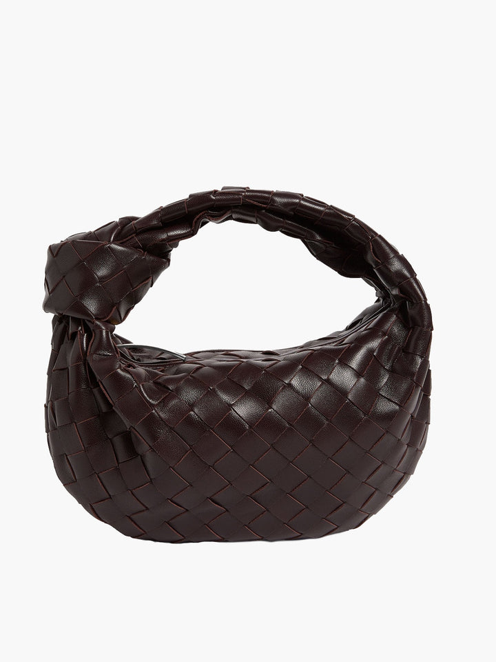 "Mini sac à main tissé artisanal élégant, design moderne, matériaux durables, accessoire féminin polyvent."