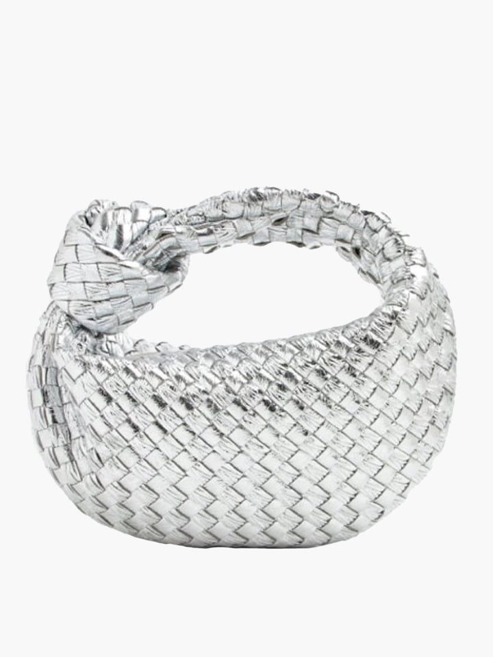 "Mini sac à main tissé artisanal élégant, design moderne, matériaux durables, accessoire féminin polyvent."