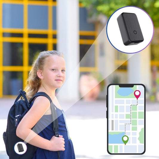 "Mini traceur GPS pour enfant, petit et discret, suivi en temps réel, sécurité, alarme zone, facile à transporter."