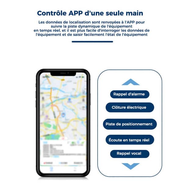 "Mini traqueur GPS magnétique compact, discret, fixation magnétique, localisation en temps réel, pour sécurité optimale."
