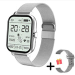 Argent avec bracelet de montre supplémentaire GRATUIT