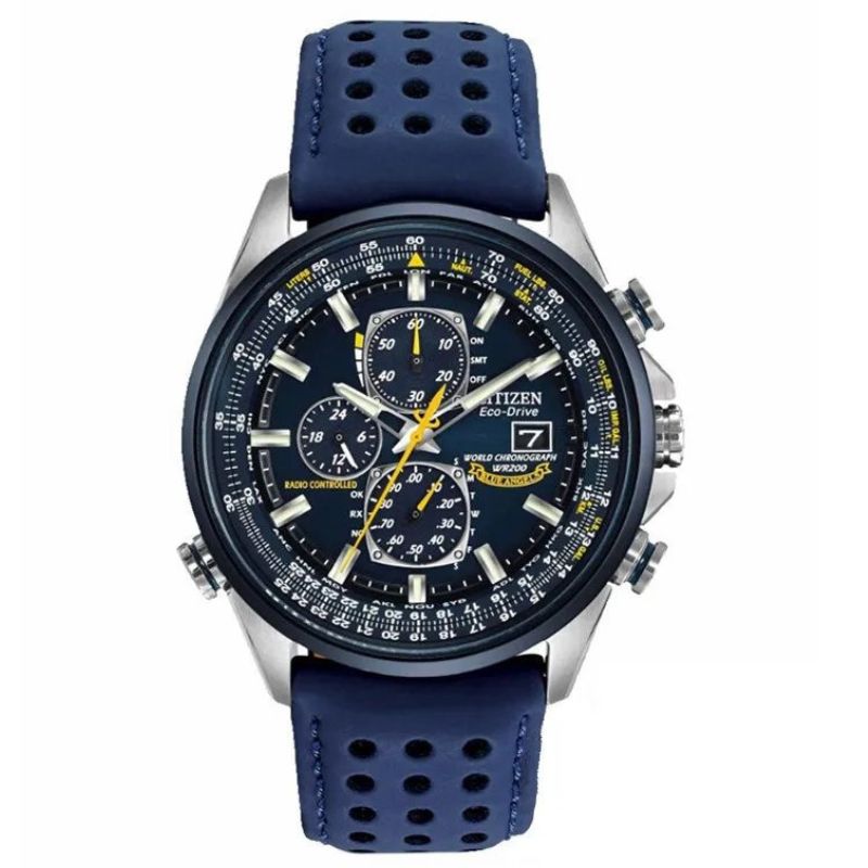 "Montre de luxe pour hommes, design moderne, cadran rond, aiguilles lumineuses, bracelet élégant, montre quartz précise."