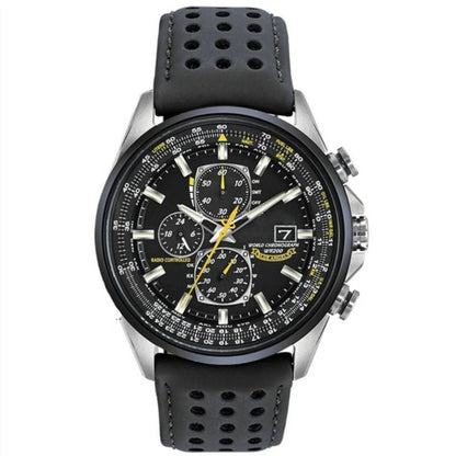 "Montre de luxe pour hommes, design moderne, cadran rond, aiguilles lumineuses, bracelet élégant, montre quartz précise."