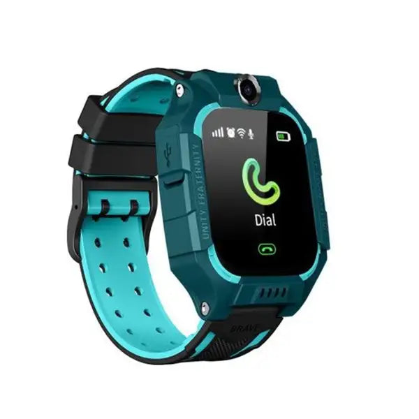 "Montre GPS enfant avec suivi en temps réel, design coloré et bouton SOS pour sécurité optimale. Étanche et résistante."
