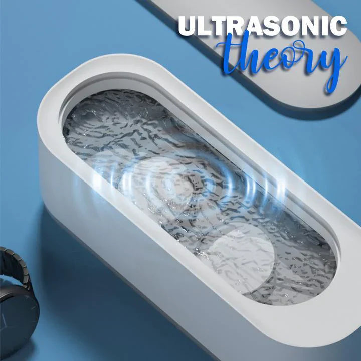 Nettoyeur à ultrasons moderne nettoyant bijoux, lunettes, montres avec précision et douceur, sans rayures ni produits chimiqu