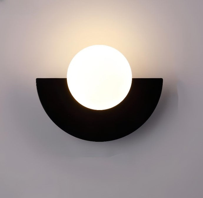 Applique Murale Demi-Cercle Style Nordique - Éclairage Intérieur