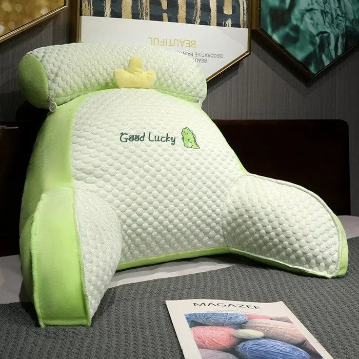 Oreiller ergonomique Cocoon en forme de Husky, mousse mémoire de forme, confort optimal pour dos, épaule et cou.