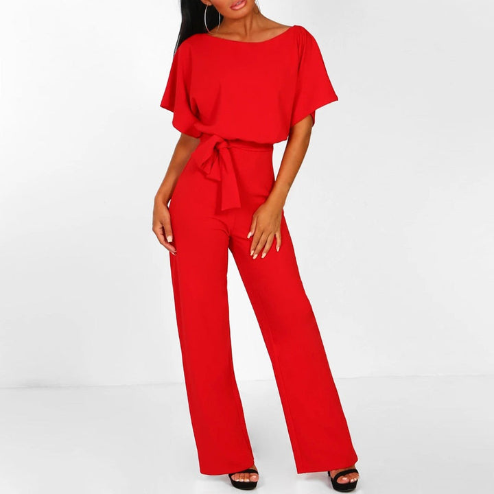 "Pantalon ample taille haute beige pour femmes, élégant et confortable"