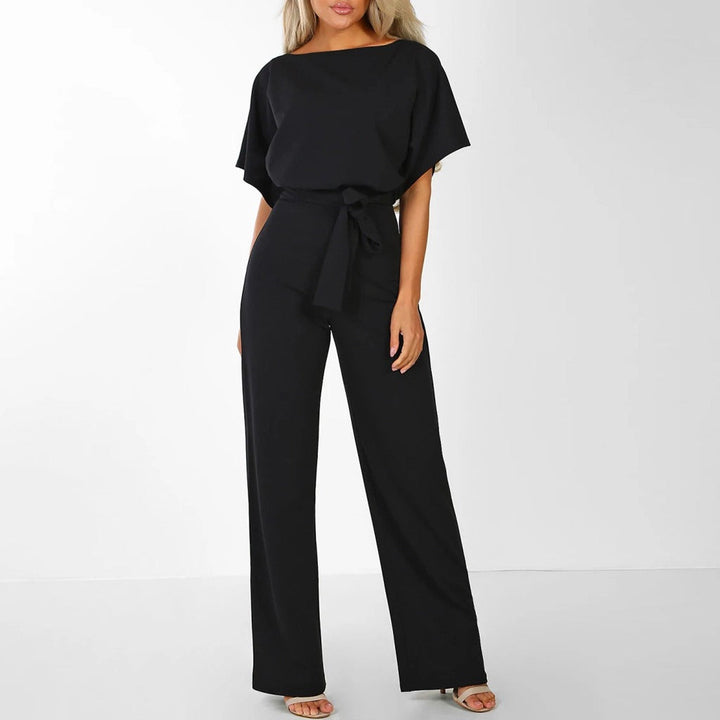 "Pantalon ample taille haute beige pour femmes, élégant et confortable"