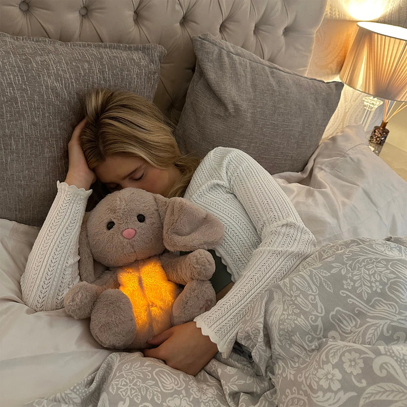 Peluche apaisante douce koala ou lapin, 30 cm, pour enfants et adultes, en tissu respirant, lavable en machine.