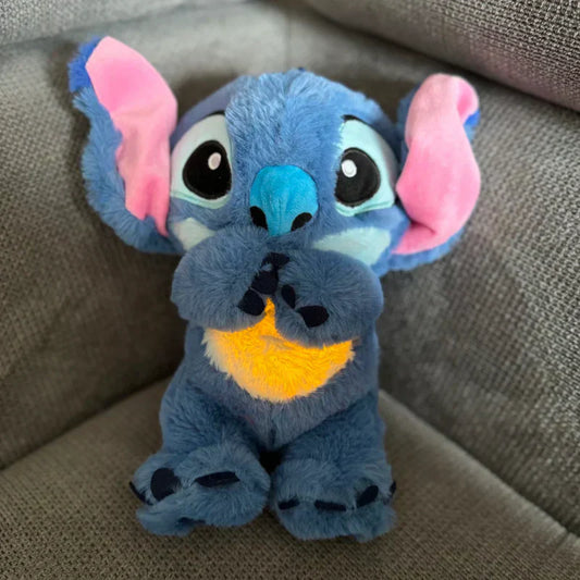 "Peluche apaisante douce pour enfants et adultes, texture moelleuse grise, design portable et sécuritaire non toxique."