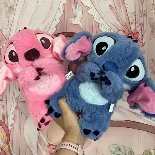 "Peluche apaisante douce pour enfants et adultes, texture moelleuse grise, design portable et sécuritaire non toxique."
