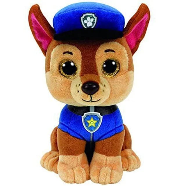Peluche douce Pat Patrouille, héros préféré des enfants, idéale pour câlins et jeu imaginatif, couleur vive, détails soignés.