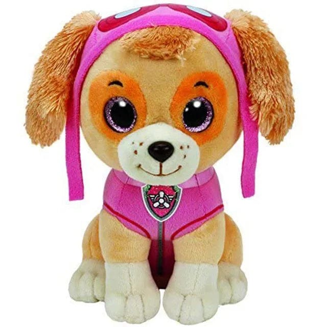 Peluche douce Pat Patrouille, héros préféré des enfants, idéale pour câlins et jeu imaginatif, couleur vive, détails soignés.