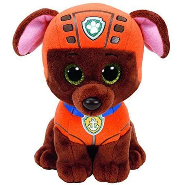 Peluche douce Pat Patrouille, héros préféré des enfants, idéale pour câlins et jeu imaginatif, couleur vive, détails soignés.