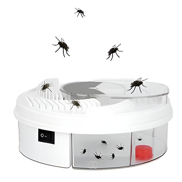 Piège à mouches réutilisable, design innovant, non toxique, intérieur, efficace, hygiénique, écologique, alimentation USB.