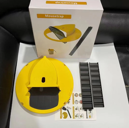 "Piège à souris automatique, design hygiénique, réinitialisation simple, efficace et écologique pour maison"