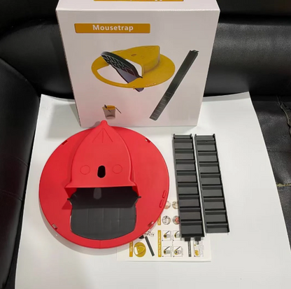 "Piège à souris automatique, design hygiénique, réinitialisation simple, efficace et écologique pour maison"