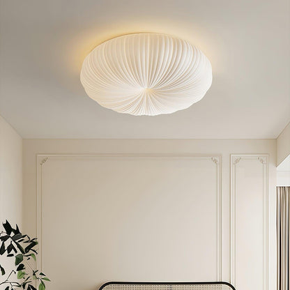 "Plafonnier LED en métal et acrylique, design moderne, lumière ajustable avec télécommande, élégant et contemporain."