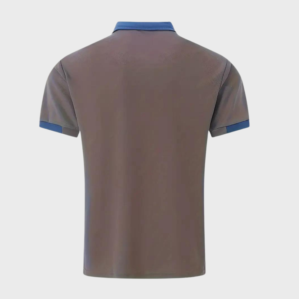 "Polo élégant pour hommes, noir, coupe moderne, tissu respirant, parfait pour style décontracté et formel, confort optimal."