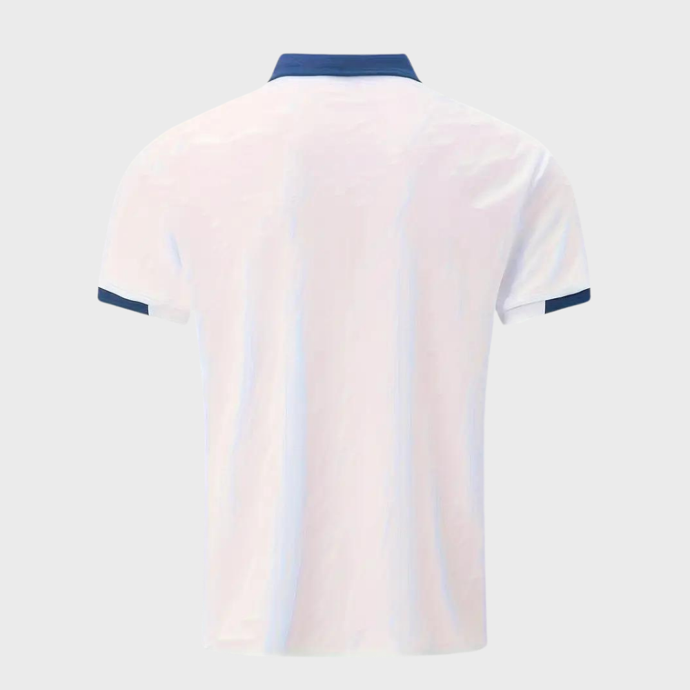 "Polo élégant pour hommes, noir, coupe moderne, tissu respirant, parfait pour style décontracté et formel, confort optimal."