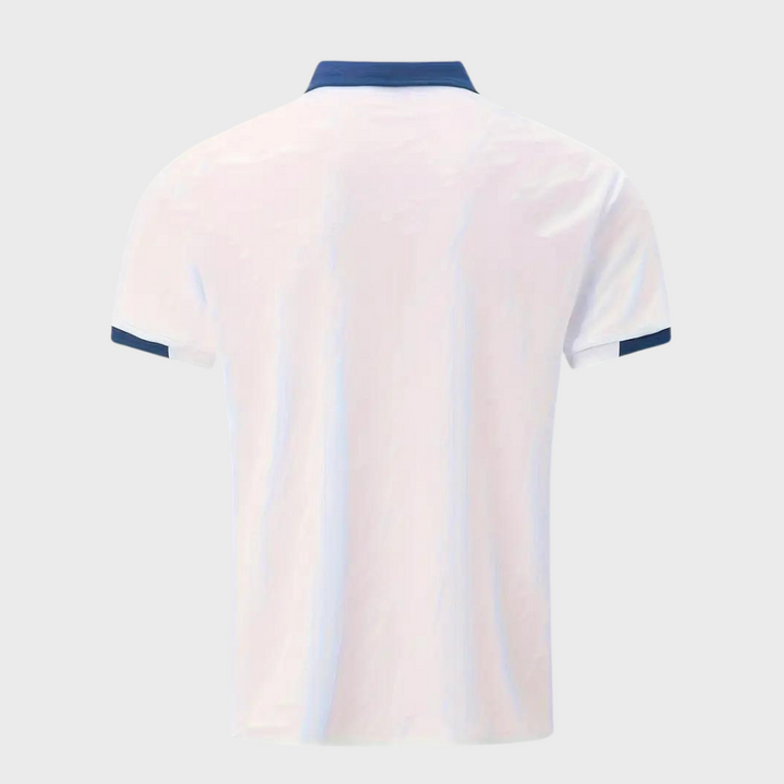 "Polo élégant pour hommes, noir, coupe moderne, tissu respirant, parfait pour style décontracté et formel, confort optimal."