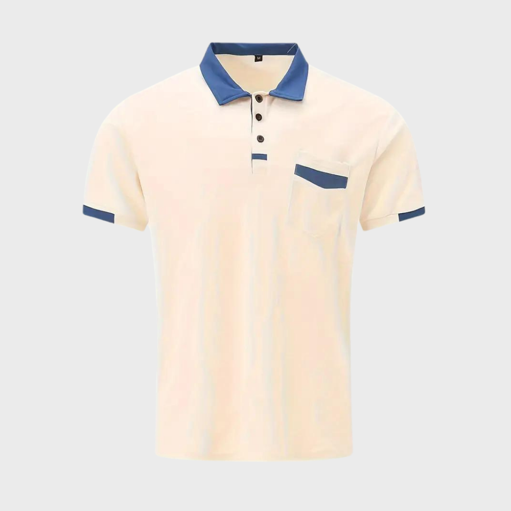 "Polo élégant pour hommes, noir, coupe moderne, tissu respirant, parfait pour style décontracté et formel, confort optimal."