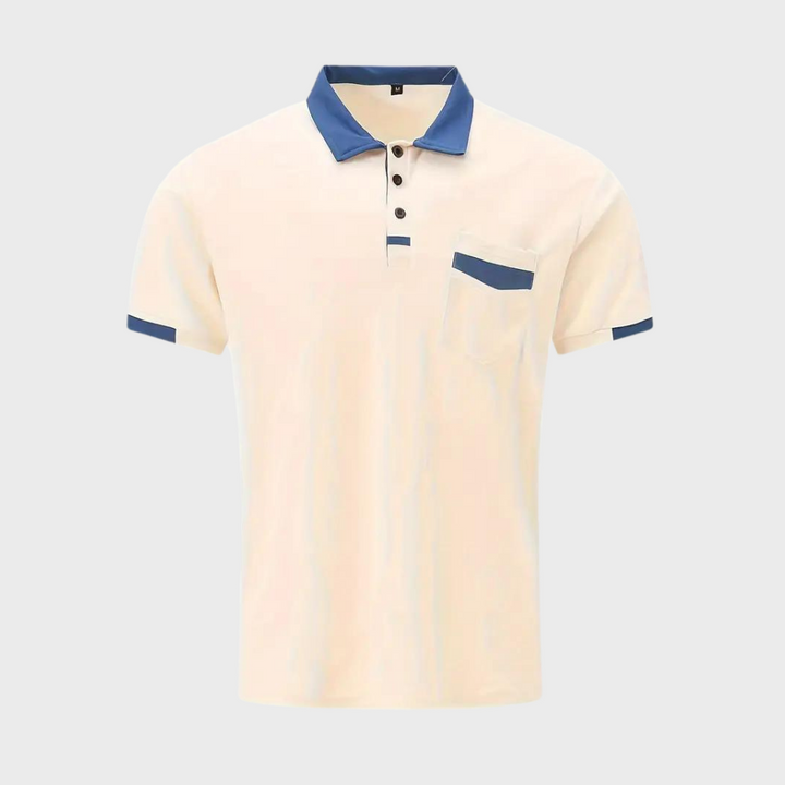 "Polo élégant pour hommes, noir, coupe moderne, tissu respirant, parfait pour style décontracté et formel, confort optimal."