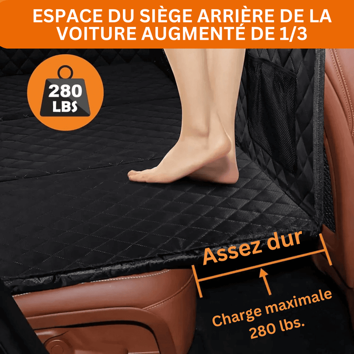 "Protecteur de siège auto pour chien imperméable, durable, fixations sécurisées pour voiture propre, adaptés toutes tailles."