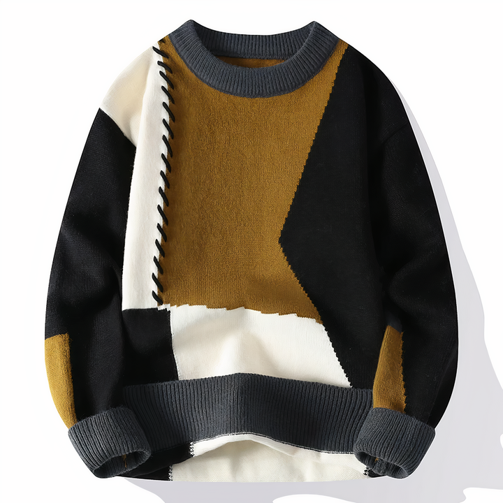 "Pull à capuche homme moderne avec zip, coutures colorées, coton léger, parfait pour style automne et confort quotidien."