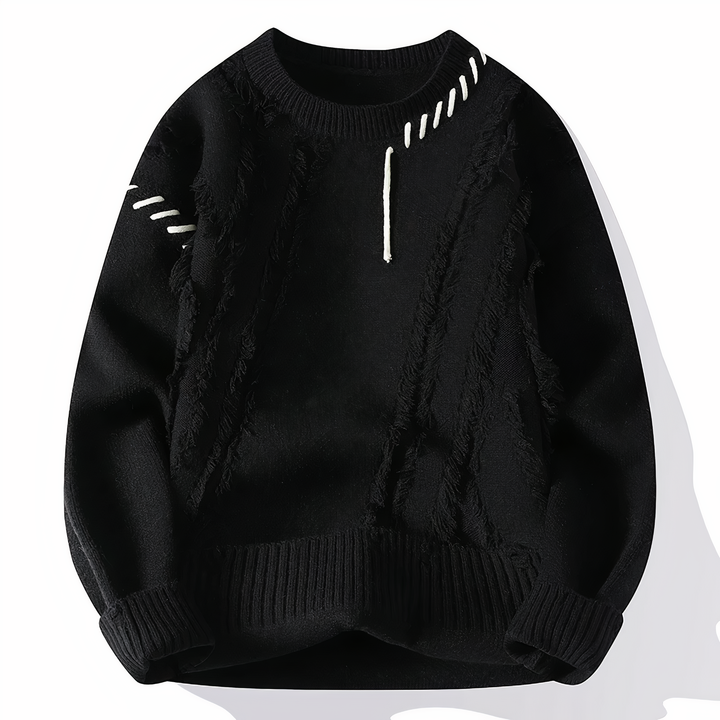 "Pull à capuche homme moderne avec zip, coutures colorées, coton léger, parfait pour style automne et confort quotidien."