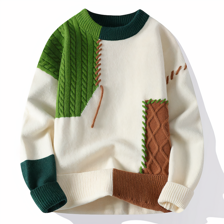 "Pull à capuche homme moderne avec zip, coutures colorées, coton léger, parfait pour style automne et confort quotidien."