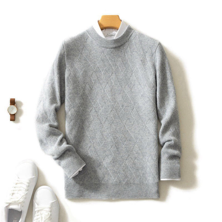 "Pull cachemire homme élégant, texture luxueuse, plusieurs couleurs, confort inégalé, style intemporel."