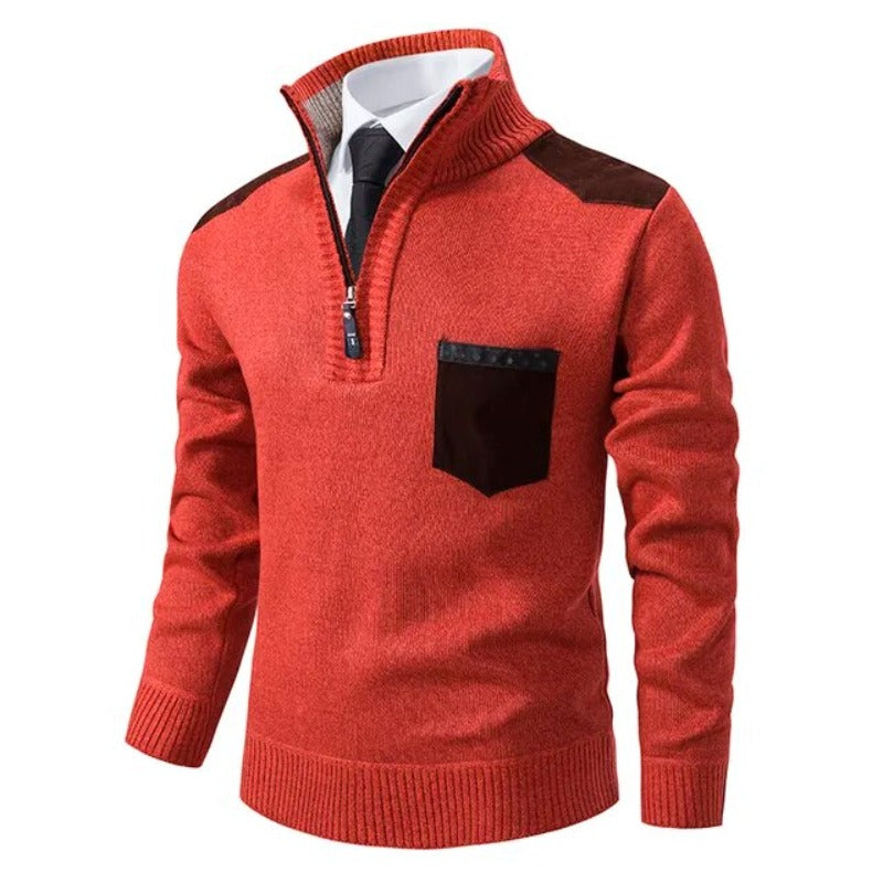 Pull en coton doux pour hommes, coupe moderne, idéal pour look élégant et confortable. Disponible en plusieurs couleurs.