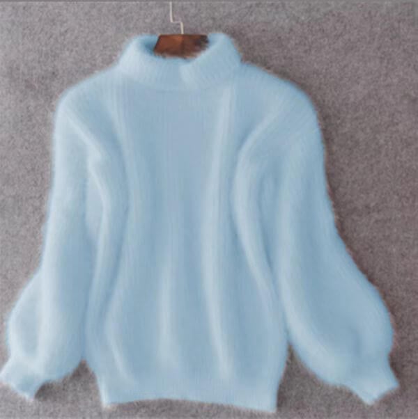 "Pull en laine tricoté lâche, confortable, ample, en couleurs variées, pour un look décontracté et élégant, pour femme."