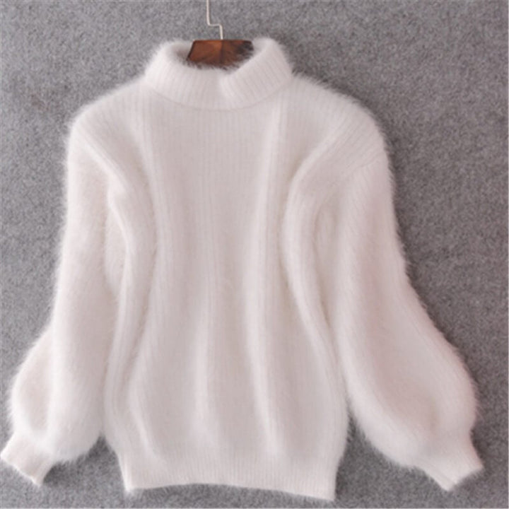 "Pull en laine tricoté lâche, confortable, ample, en couleurs variées, pour un look décontracté et élégant, pour femme."