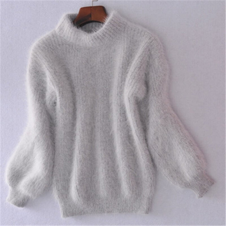 "Pull en laine tricoté lâche, confortable, ample, en couleurs variées, pour un look décontracté et élégant, pour femme."