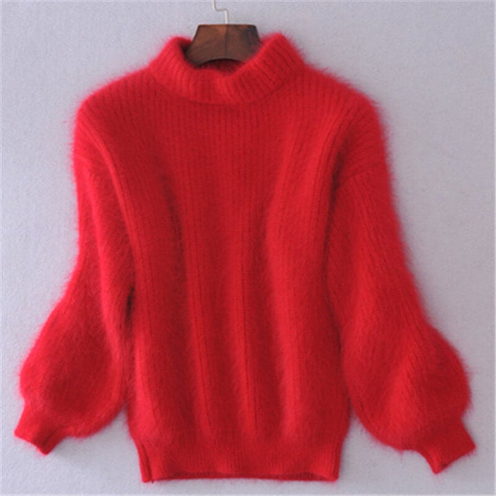 "Pull en laine tricoté lâche, confortable, ample, en couleurs variées, pour un look décontracté et élégant, pour femme."