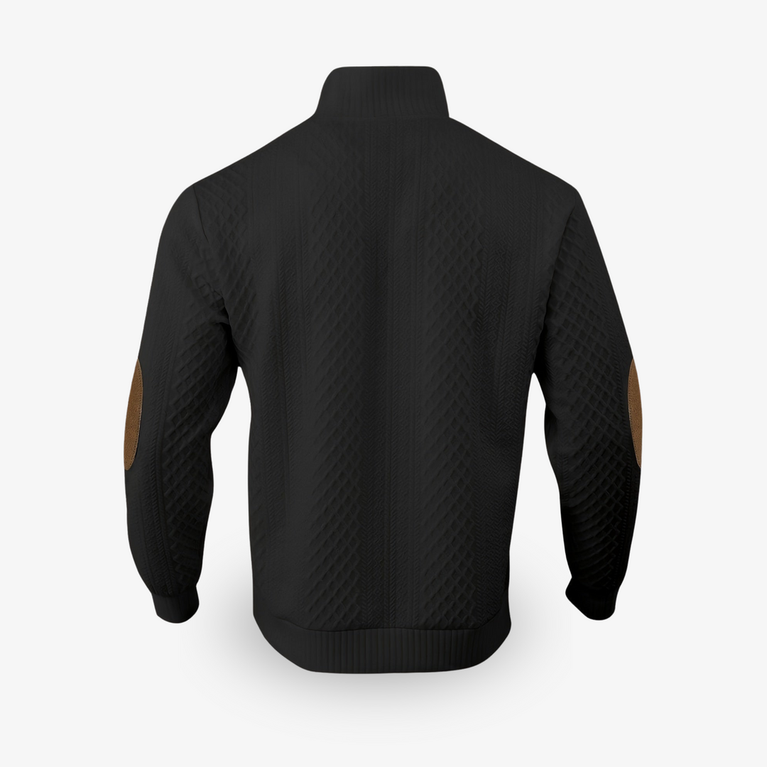 Pull homme chaud et doux en laine mérinos et cachemire, coupe élégante, couleur beige, pour style et confort hivernal.