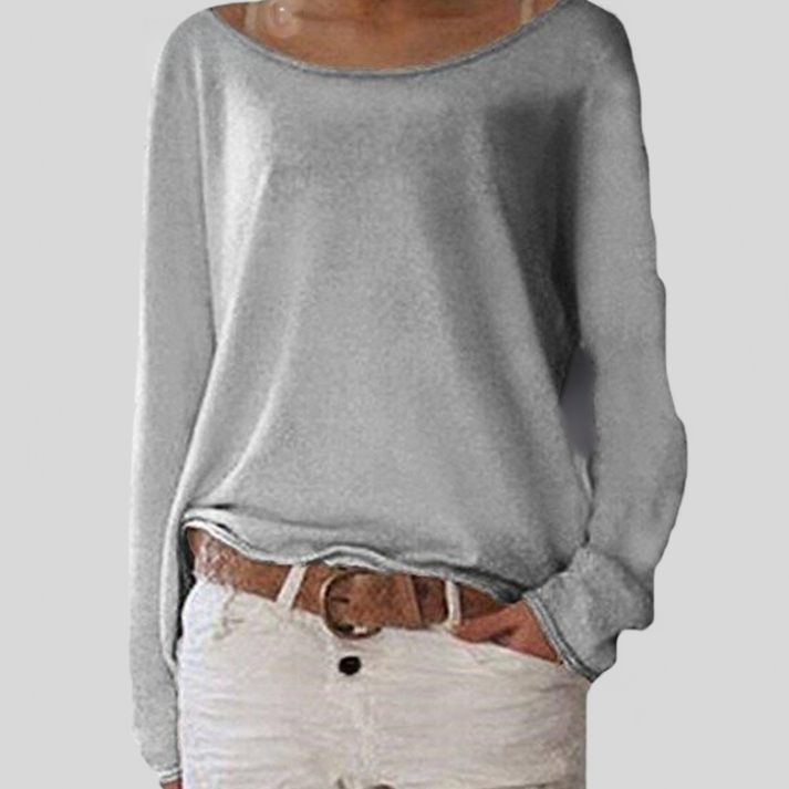 "Pull léger élégant femme à col rond, tissu doux, couleurs variées, style sophistiqué, confort optimal, tailles XS à 4XL"