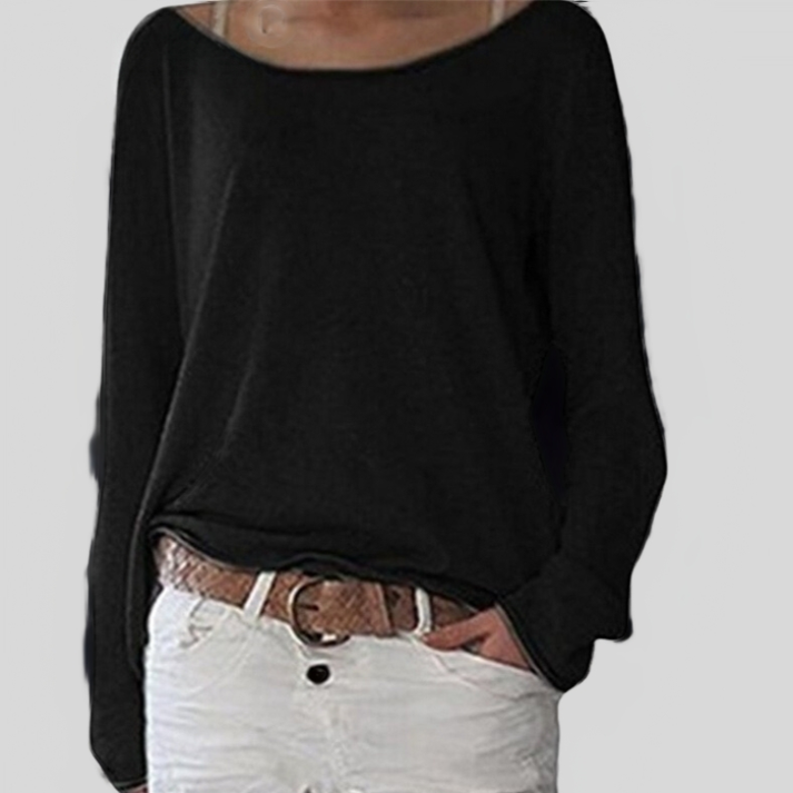 "Pull léger élégant femme à col rond, tissu doux, couleurs variées, style sophistiqué, confort optimal, tailles XS à 4XL"