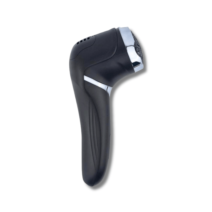 "Râpe à pieds électrique rechargeable, enlève callosités, pieds doux, design ergonomique, noir ou blanc"