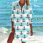 Mint green anchor