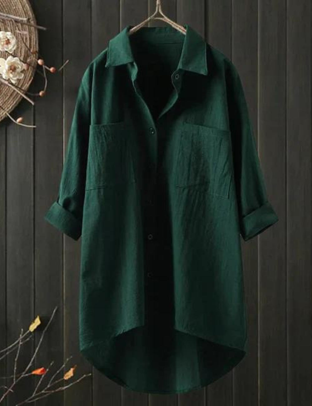 "Robe chemisier d'été Angélique élégante et confortable, coupe fluide décontractée, idéale pour toutes morphologies et occasi