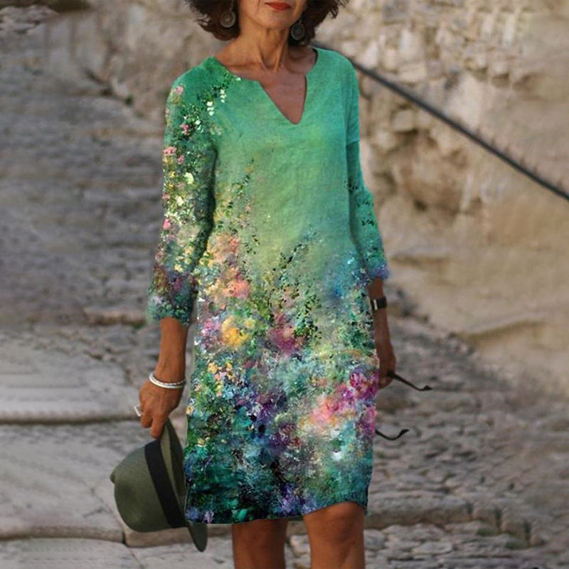 "Robe d'été élégante Jet pour femme avec silhouette cintrée et lignes fluides, parfaite pour toutes occasions"