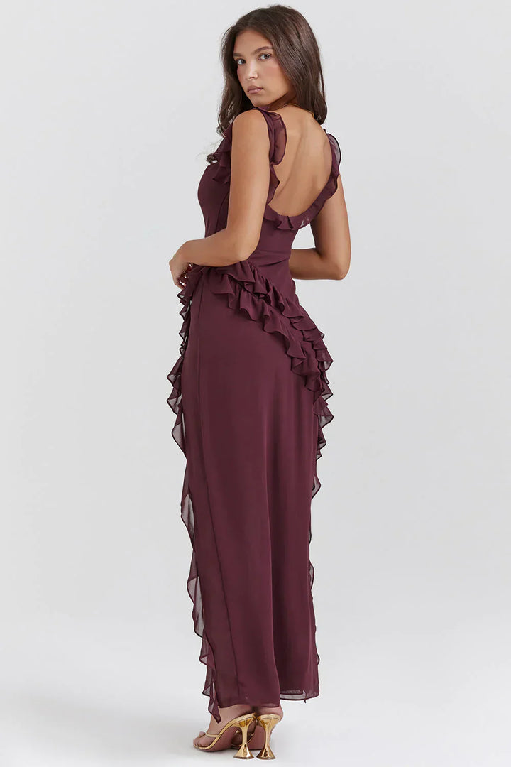 "Robe élégante coupe flatteuse, fermeture éclair, plusieurs couleurs, vue en mouvement, chic et confort"
