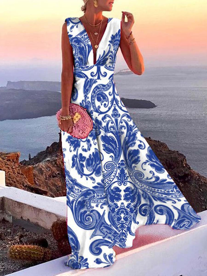 "Robe Maxi Soirée Clémence, élégante et fluide, pour femmes, idéale mariages, six couleurs, tailles S à XL disponibles."