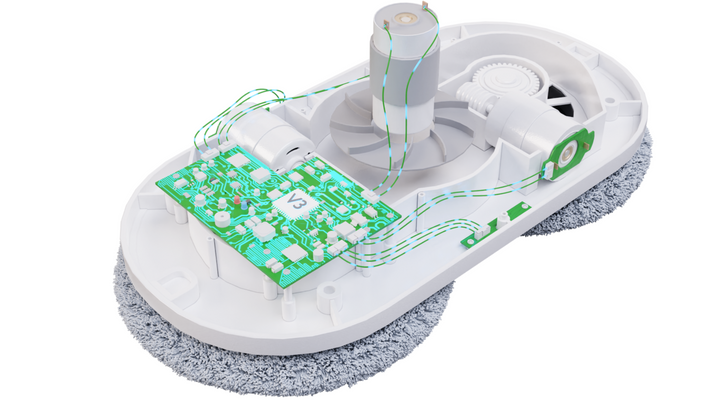 "Robot Laveur Intelligent sur fenêtre, nettoyage automatique efficace, AI avancée pour vitres impeccables."