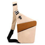 Jaune kaki avec épaule gauche brune